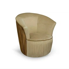 モダンなレザーダイニングアームチェア